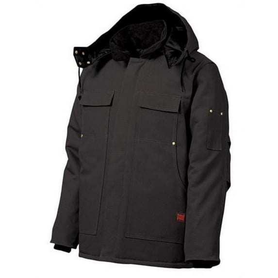 richlu 553726bl3x tough duck antarctica poly fill parka, black - 3xl