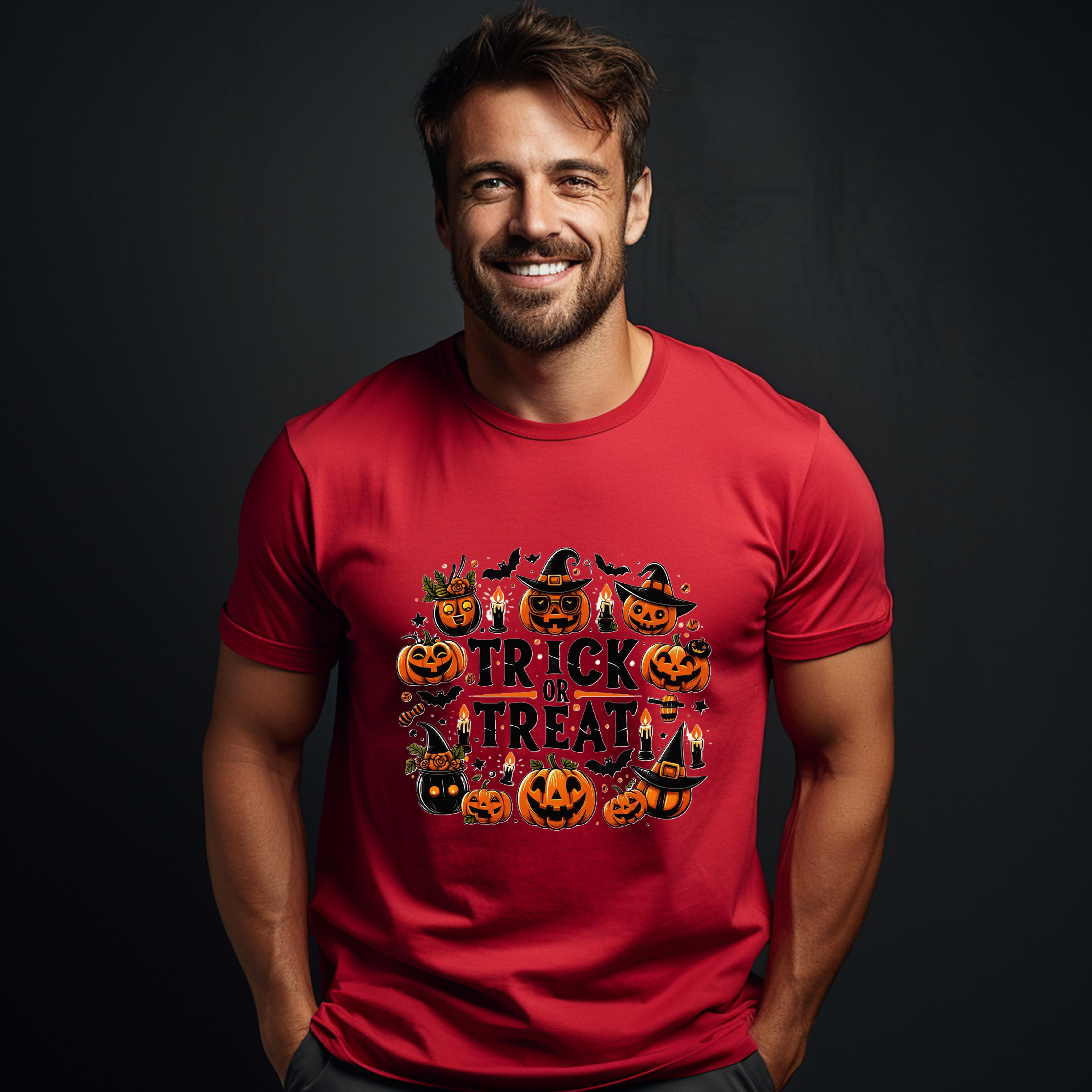 rick Or Treat Clipart Bundle, Trick Or Treat unisex tshirt, Halloween