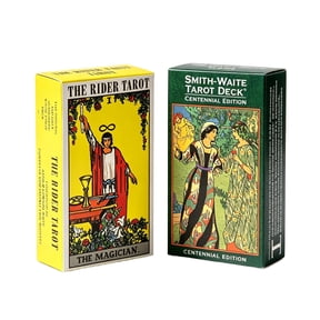The ride2‑Pack Classic Tarot Card Decks, Vintage Illustrated Card Sets, Collectible Leisure Game Cards for Hobby Enthusiasts & Social Players tarot Spanish Knight Tarot Card Smith Waite