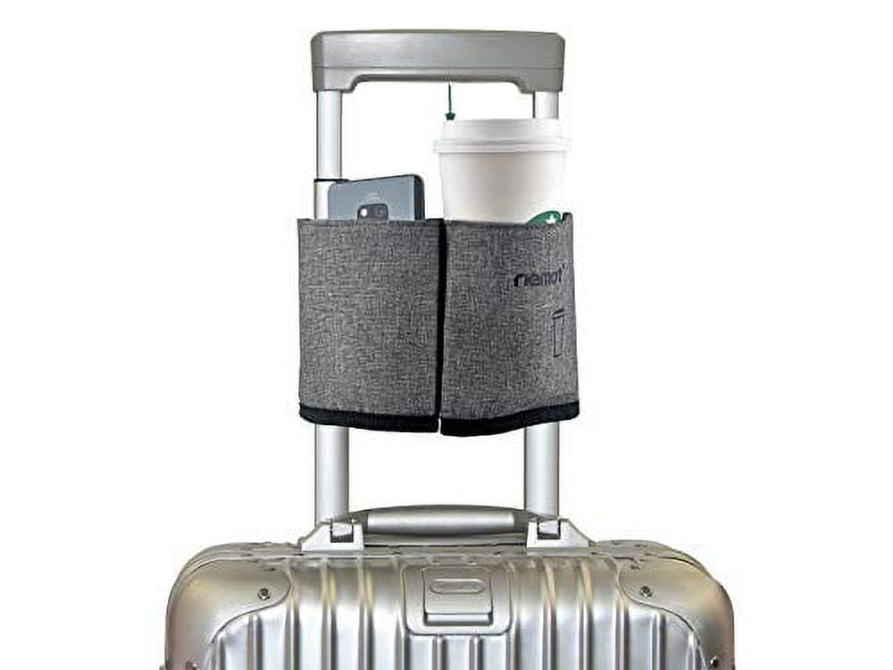 riemot Luggage Travel Cup Holder Free Hand Drink Caddy - Hold Two