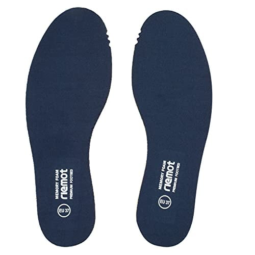 riemot Memory Foam Insoles for Women Men Super Soft Replacement
