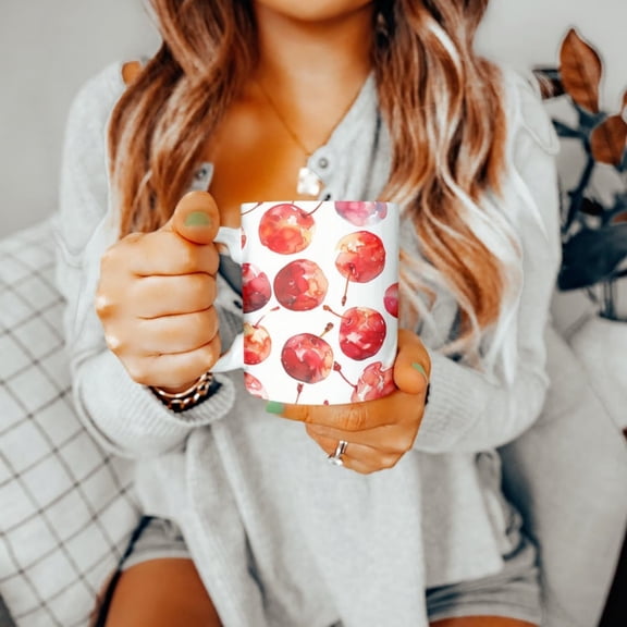 ries Mug, Fruit Mug, rover Mug, ry Teacup, Fruit, ries Cup, oz Mug, Gift Her, Gift Him, Cute Mug, Gift, Cup.