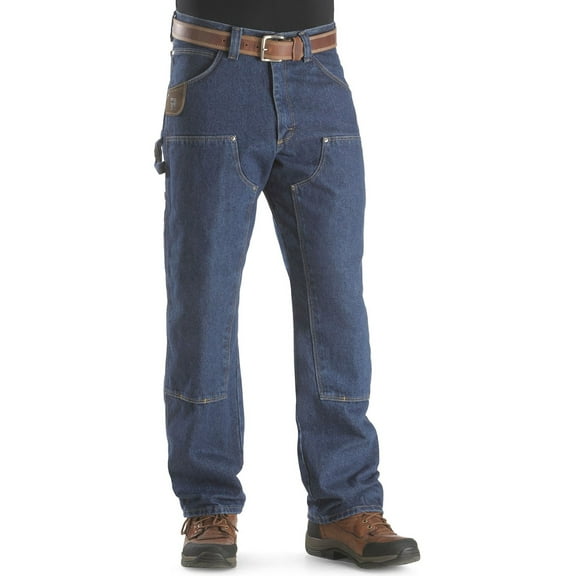 riggs workwear by wrangler men's utility jean,antique indigo,38x36