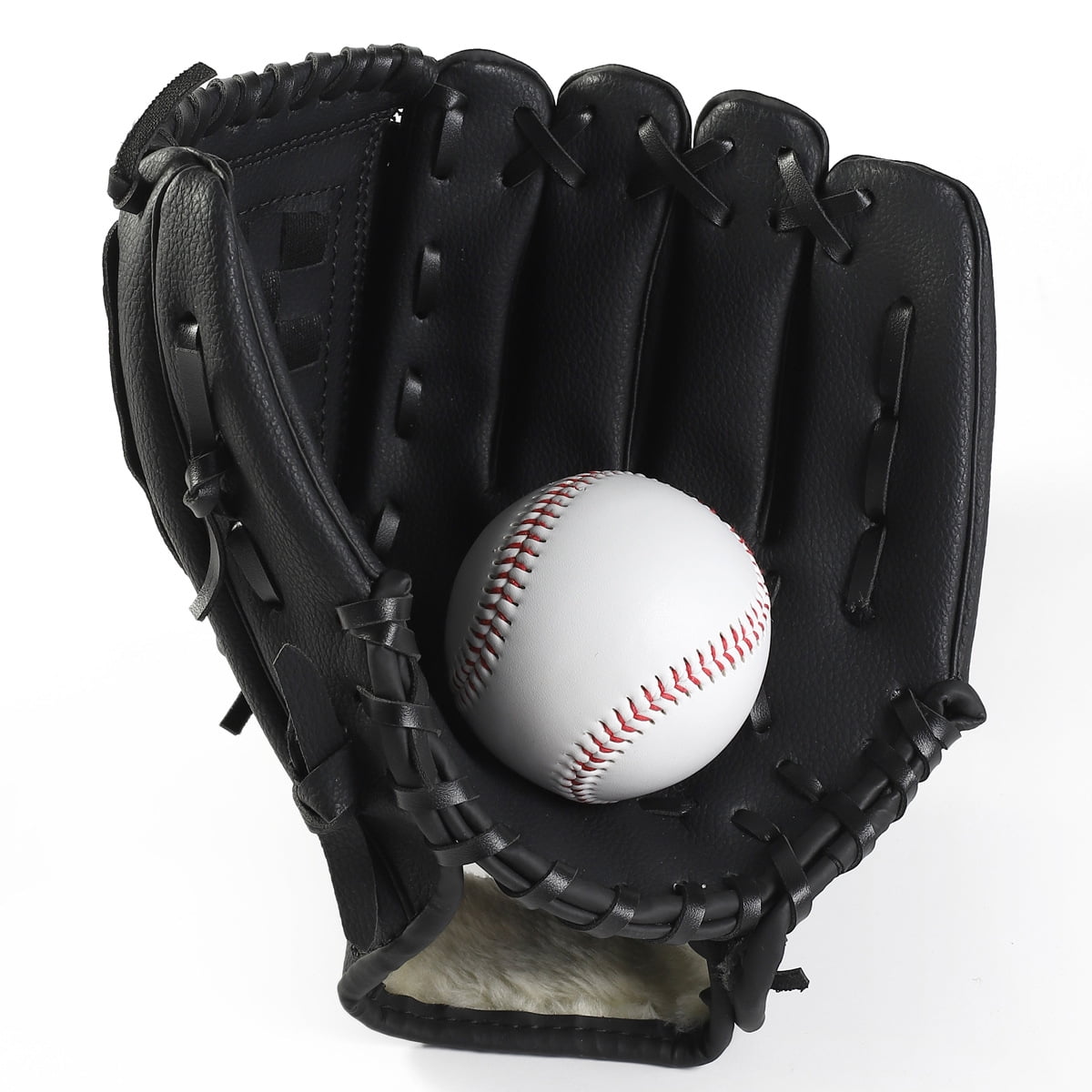 （right hand） Black Size： 13.7inch Softball Gloves Thickened infield