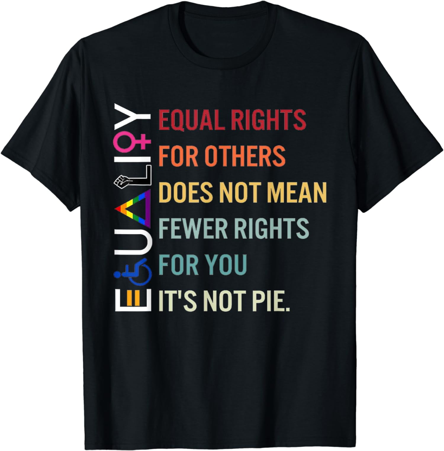rights for you T-Shirt - Walmart.com