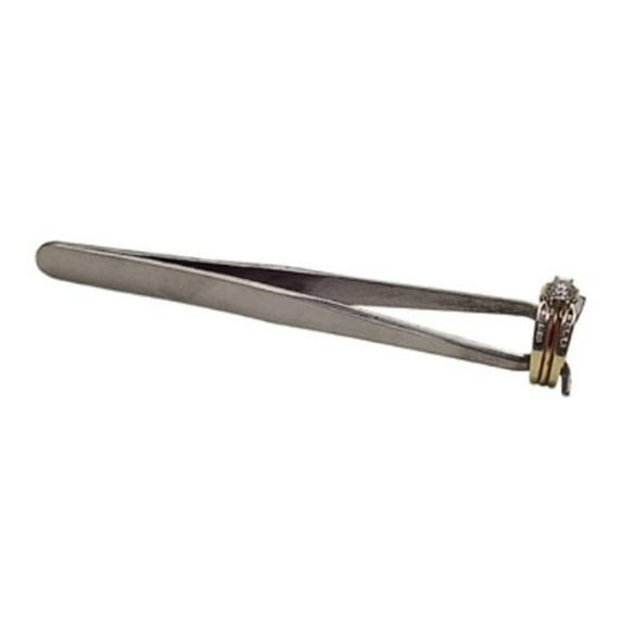ring set soldering tweezer, 4-1/2 inches | twz-605.00