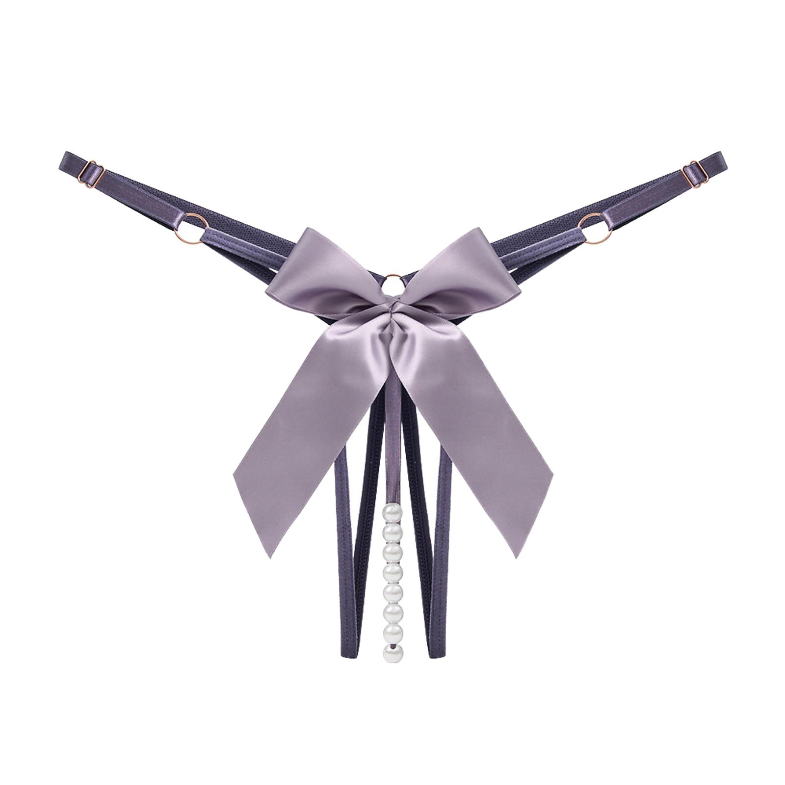 rinsvye Womens Lace Panties Thong Low Rise Cotton Underwear Cutout Lace