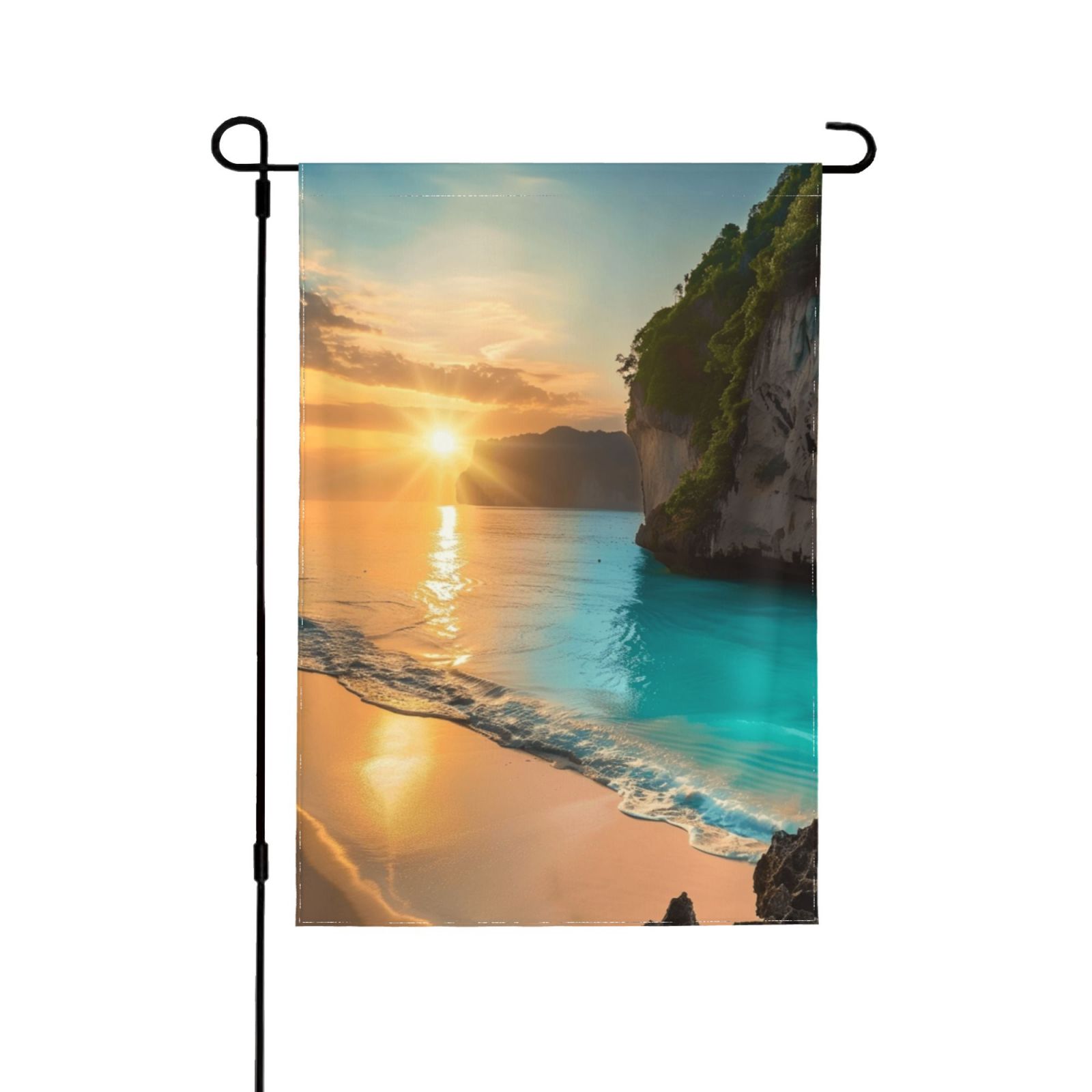 rise illuminates the beach Spring and Garden Garden Vertical Double