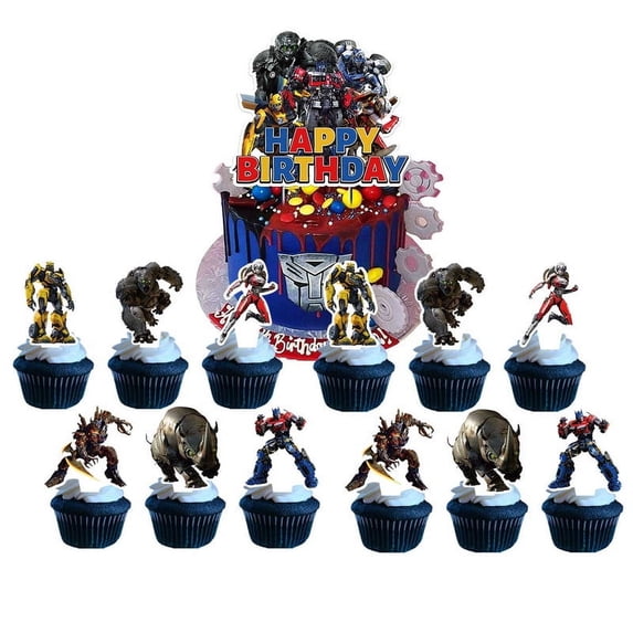 rise of the beast Cake Topper Cupcake Set Party Supplies Decoration Birthday Decor Kit