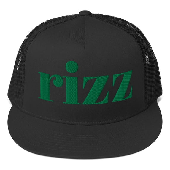 rizz green fun party st patricks day Trucker Cap (Black)