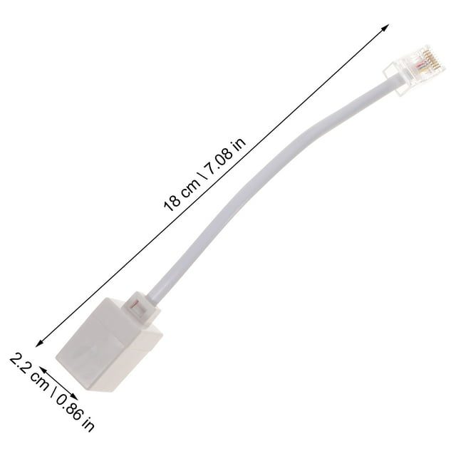 rj11 to rj45 adapter 2pcs Rj11 To Rj45 Adapter Telephone To Adapter Phone To