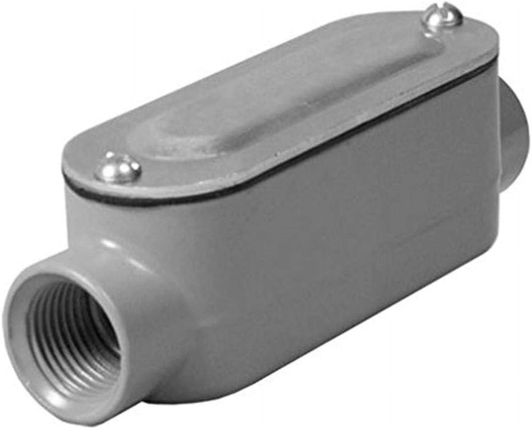 RLC150 Threaded C Type Conduit Body, Cast Aluminum, Stamped Steel Cover