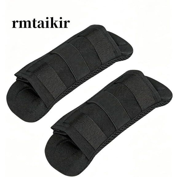 rmtaikir Shoulder Strap Pads 2 Pack, Breathable Mesh Cushioned Strap Comfort Pad, Pressure Relief Replacement Pad for Backpack, Crossbody & Camera Straps