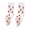 thumbnail image 1 of Pileajo Womens Fuzzy Socks Cute Patterned Fleece Thickened Warm Slipper Socks Fall Winter Plush Socks, 1 of 4