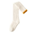 thumbnail image 1 of roadlitg Womens Fuzzy Socks Over The Knee Fleece Thickened Warm Socks Fall Winter Home Sleeping Long Slipper Socks, 1 of 3