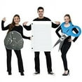 thumbnail image 1 of rock paper scissors costume set - standard - chest size 33-45, 1 of 1