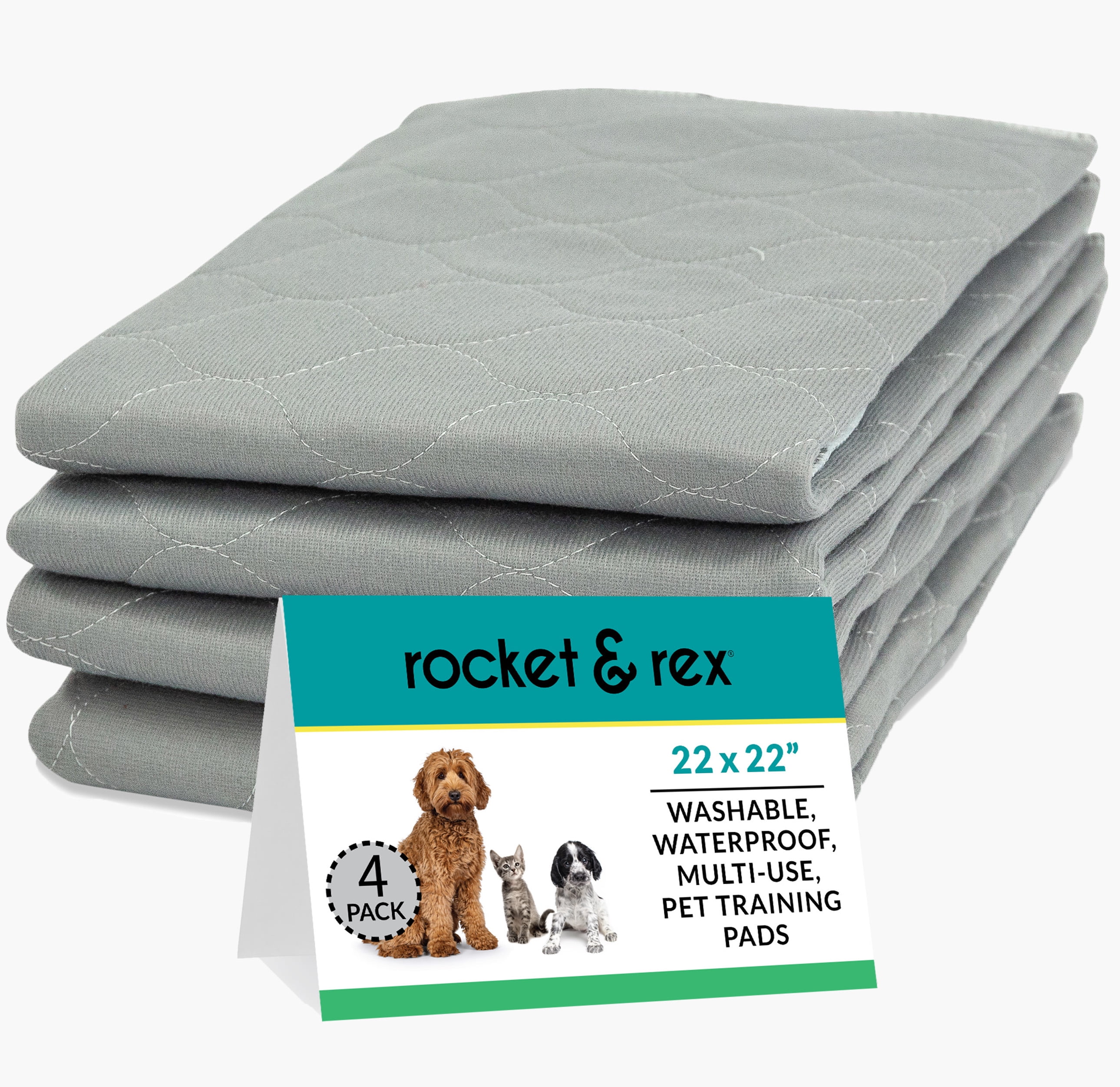 rocket & rex Washable Pee Pads for Dogs Reusable Puppy Pads, Training