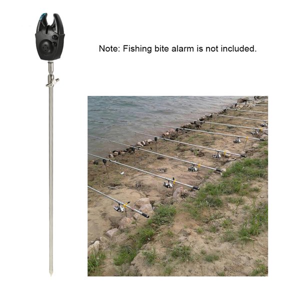 rod holder,Stainless Steel Adjustable Steel Adjustable Carp Stick Rod Pod Rest Bite Alarm Bank Stick Adjustable Carp Bank Rod Pod Rest Pod Rest Bite Hxber Wotao Bortt Buzhi