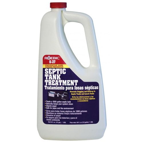 Roebic K-37-H Septic Tank Treatment: 64-Ounce, Promotes Efficient Breakdown, Reduces Odors, Prevents Clogs for Smooth Septic System Operation