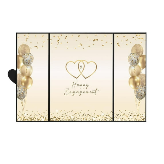 rollback Engagement Decorations Happy Engagement Alternative Guest Book Just Engaged Gifts Almost Married Congratulations Engagement Signing Card Board