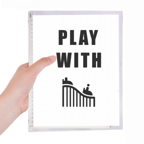 roller coaster game notebook loose diary refillable journal statiry