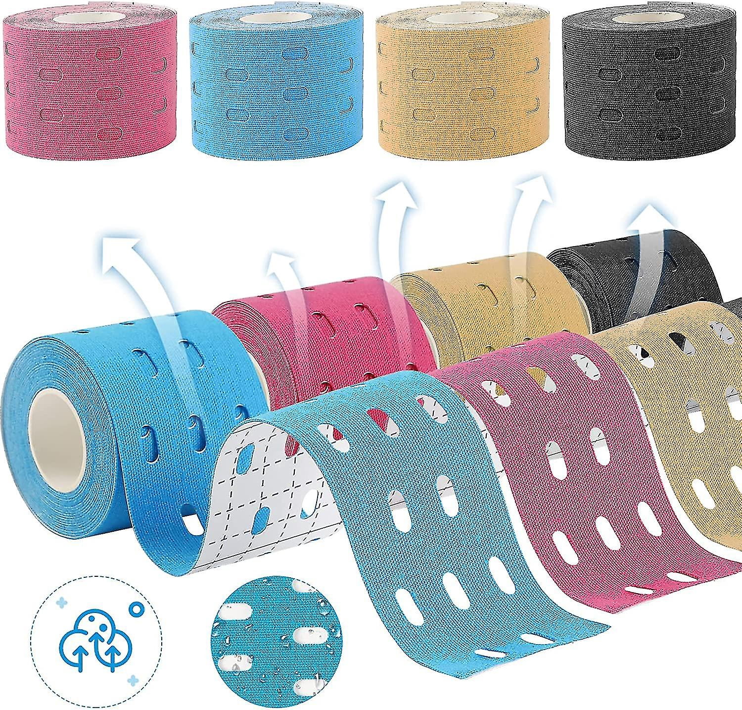 rolls professional medical kinesiology tape, kinesiology tape for knees, shoulders, muscle building