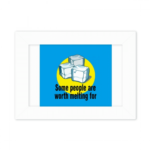romantic words some worth melting photo mount frame picture art painting desktop 5x7 inch