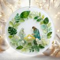 thumbnail image 1 of romoty Easter Nativity Scene Ornament 3.15 Inch Hanging Decoration 2D Acrylic Pendant with Holy Family Mary Jesus and Lambs Religious Resurrection Sunday Gift for Home Tree and Wall Decor Set, 1 of 6