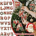 thumbnail image 1 of romoty Personalized Letter B Christmas Ornament, 3.15 in Acrylic Monogram Initial Tree Pendant with DIY Writeable Back for Xmas Tree Wreath Mantel Kids Stocking Stuffer Gift, 1 of 6