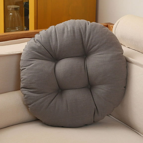 romoty Round Tatami Seat Pads Footstool Cushion Round Chair Cushion Futon Seat Cushion Overstuffed Chair Pad for Indoor Outdoor