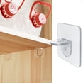 thumbnail image 1 of romoty Transparent Adhesive Shelf Supports, 2.75" Large Heavy Duty Pegs for Pantry, Wardrobe & Storage Units, Tool-Free Bracket Clips, 1 of 6