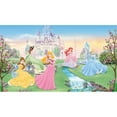 thumbnail image 1 of roommates jl1228m disney dancing princess 6-foot-by-10.5-foot prepasted wall mural, 1 of 3