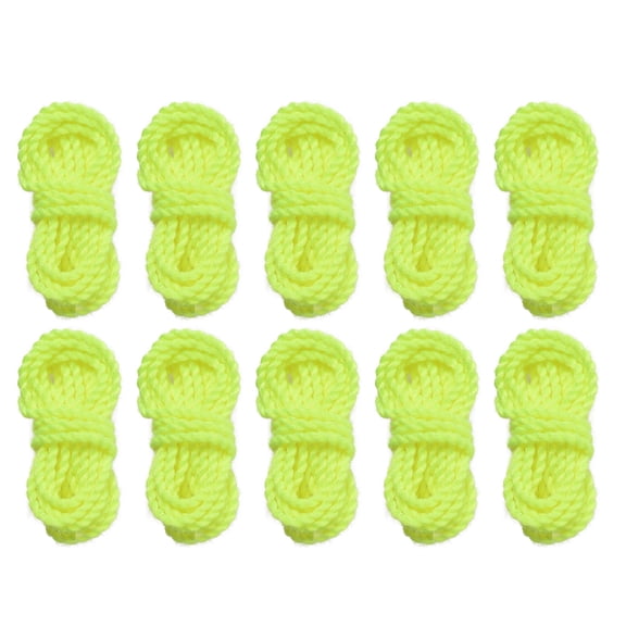 ropes 12pcs Yoyo Strings 1M 10Strand Replacement YoYo Strings for Responsive and Unresponsive Yoyo Ball Durable Nylon Cotton Material Green Yellow Orange