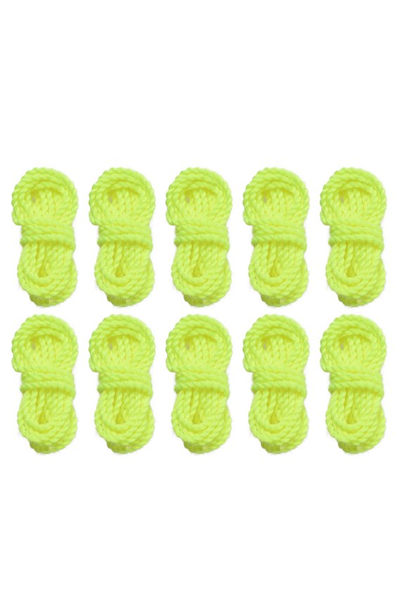 ropes 12pcs Yoyo Strings 1M 10Strand Replacement YoYo Strings for Responsive and Unresponsive Yoyo Ball Durable Nylon Cotton Material Green Yellow Orange