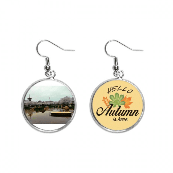 rosa bough photography art deco fashion earring dangle autumn earring jewelry