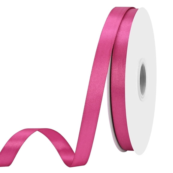 Rose Double Face Ribbon 5/8 Inch 100 Yards Gift Wrapping Ribbon