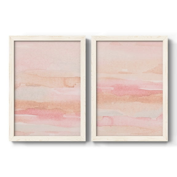 Rose Fade I - Premium Framed Canvas 2 Piece Set - Ready to Hang