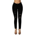 thumbnail image 1 of roswear Skinny Jeans for Women Ripped Stretchy, 29.92" Inseam, Size 4-20, 1 of 4