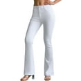 thumbnail image 1 of roswear Women's Stretchy Flare Jeans Bootcut, 30.3" Inseam, Size 4-16, 1 of 4