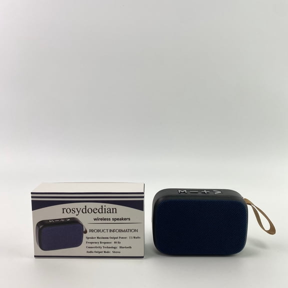 rosydoedian wireless speakers,Bluetooth Portable Speaker, Wireless Waterproof Speaker for Outdoor Travel - Black