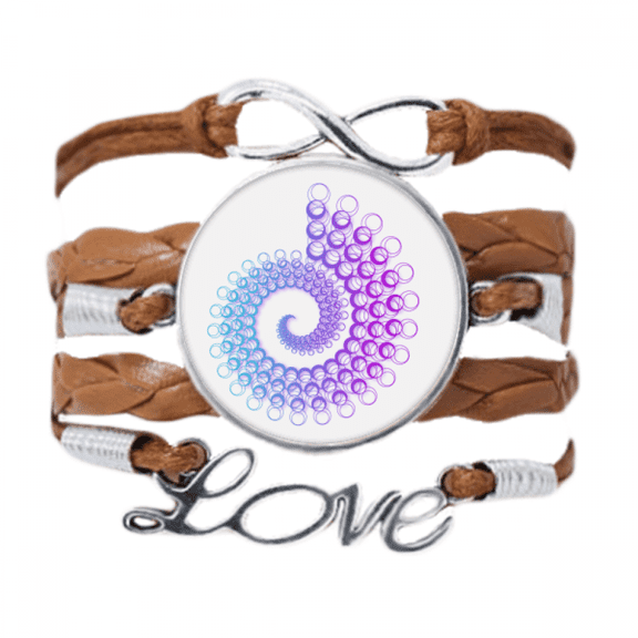 rotating spiral cycle bubbles bracelet chain ornament wristband