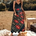 thumbnail image 1 of roulette gambling dice casino Sleeveless Dress Women long dress evening dress women, 1 of 6