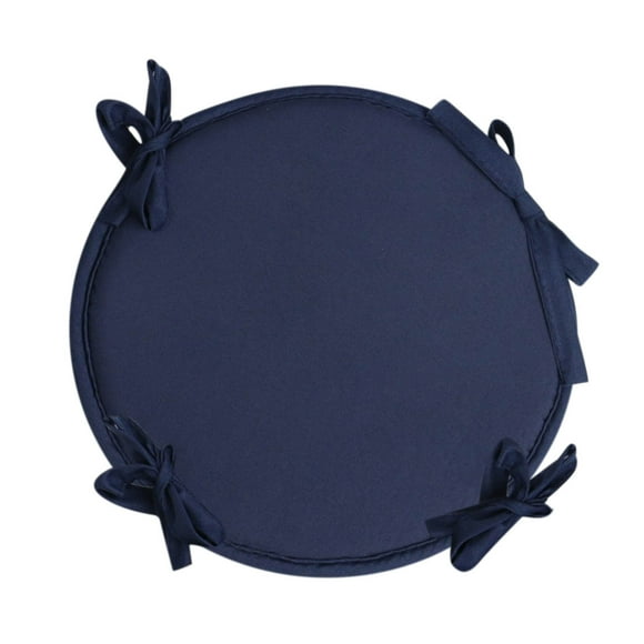 round Chair Cushions, Outdoor Garden Seat Pads, Waterproof Vinyl Material, Durable Ties Attachment, Modern Decor Style, for Patio/furniture, Comfortable Back Support, Synthetic Fabric,, Blaxill