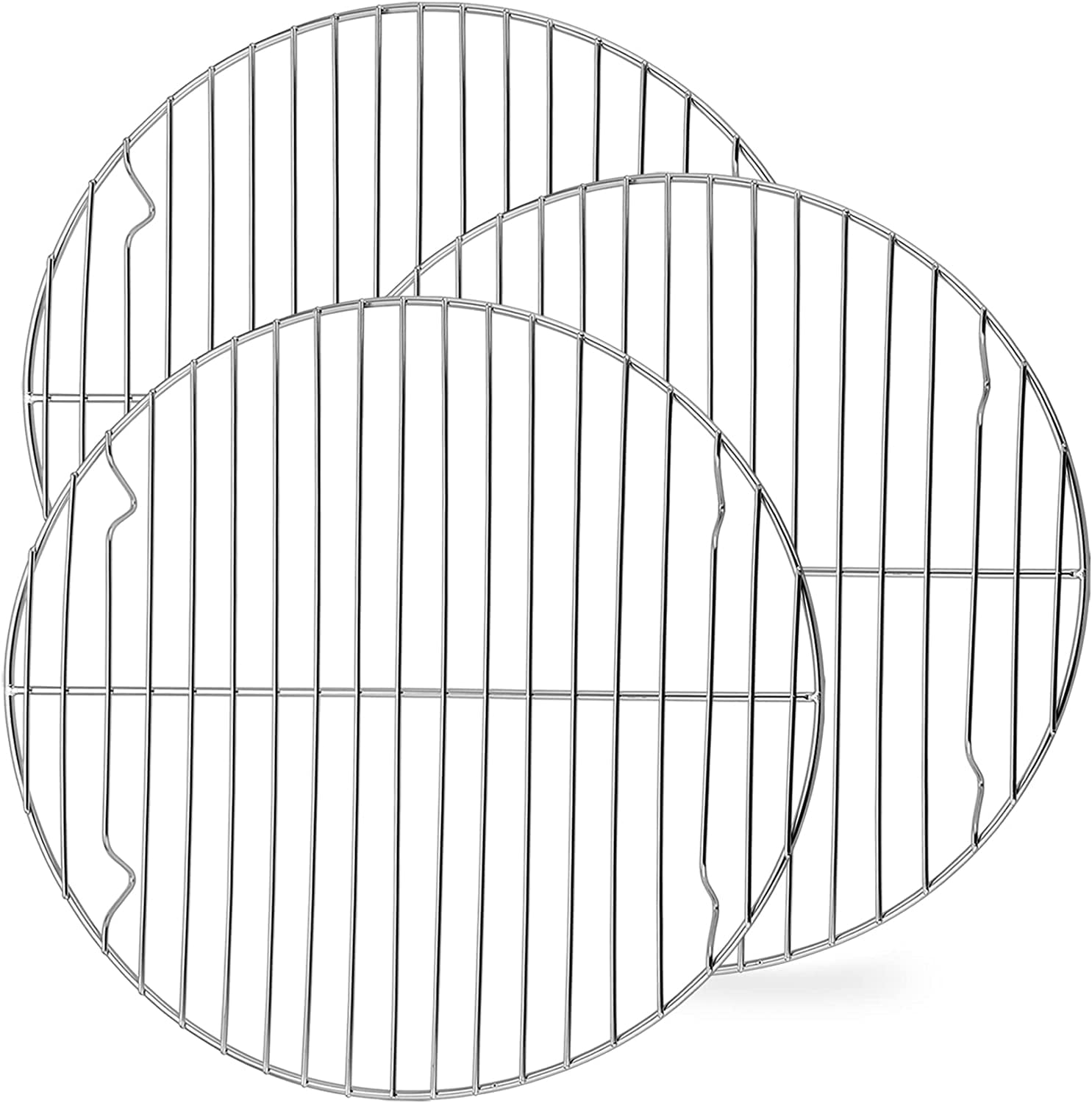 Round Cooking Rack, 3 Pcs Stainless Steel Baking Cooling Steaming ...
