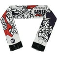 thumbnail image 1 of round21 Gray USWNT Our Time Double-Sided Soccer Scarf, 1 of 2