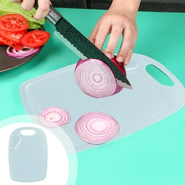 rourlinge Plastic Cutting Boards For Kitchen Dishwasher Safe Double-sided Design Extra Large Cutting Board For Meat Easy Grip Handle Non-Slip With Grinding Area gifts for women gifts for men