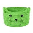 thumbnail image 1 of rourlinge Rattan Cotton Fabric Storage Basket Student Dormitory Desktop Storage Box Storage Basket halloween gifts gifts for women gifts for men, 1 of 7