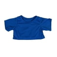 thumbnail image 1 of royal blue t-shirt teddy bear clothes fits most 14"-18" build-a-bear and make your own stuffed animals, 1 of 1