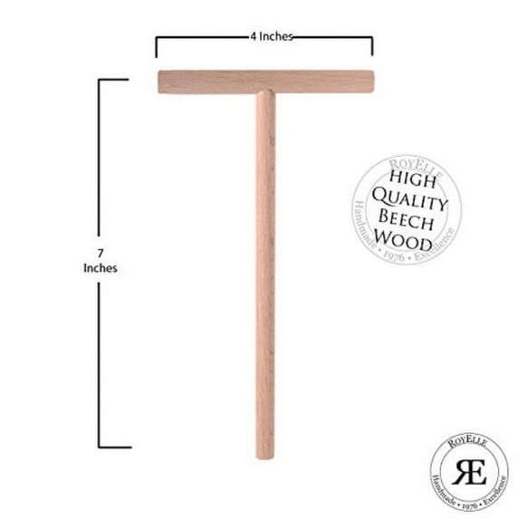 royelle cookware 4 inch crepe spreader beechwood...