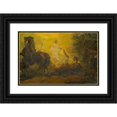 thumbnail image 1 of Árpád Feszty 18x13 Black Ornate Wood Framed Double Matted Museum Art Print Titled - Conversion of Paul (1900), 1 of 5